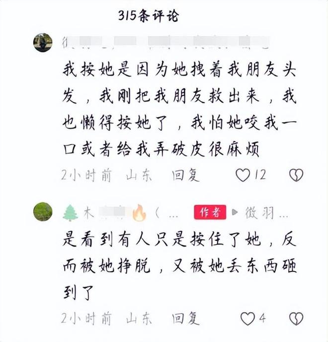 续！女子闹事原因曝光车主朋友再发声电子pg游戏山东“钟无艳”砸车后(图14)